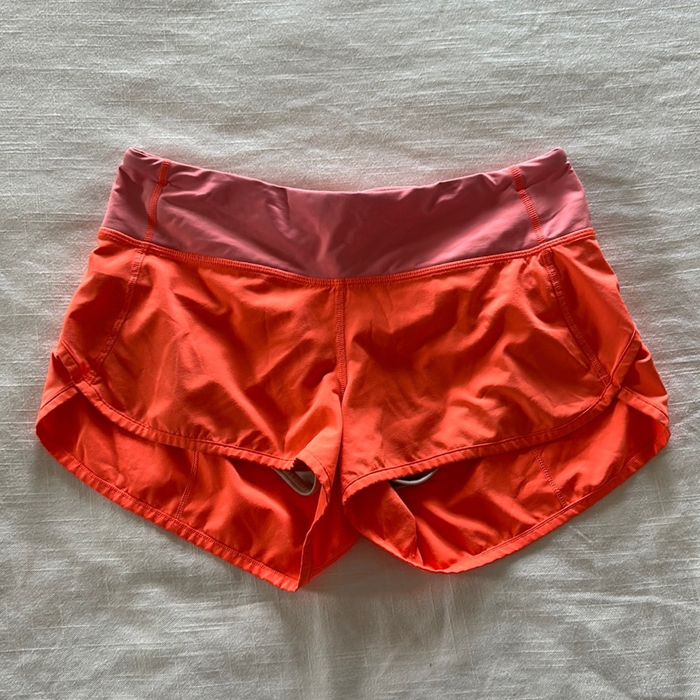 Lululemon shorts in “Solar Orange” size 4